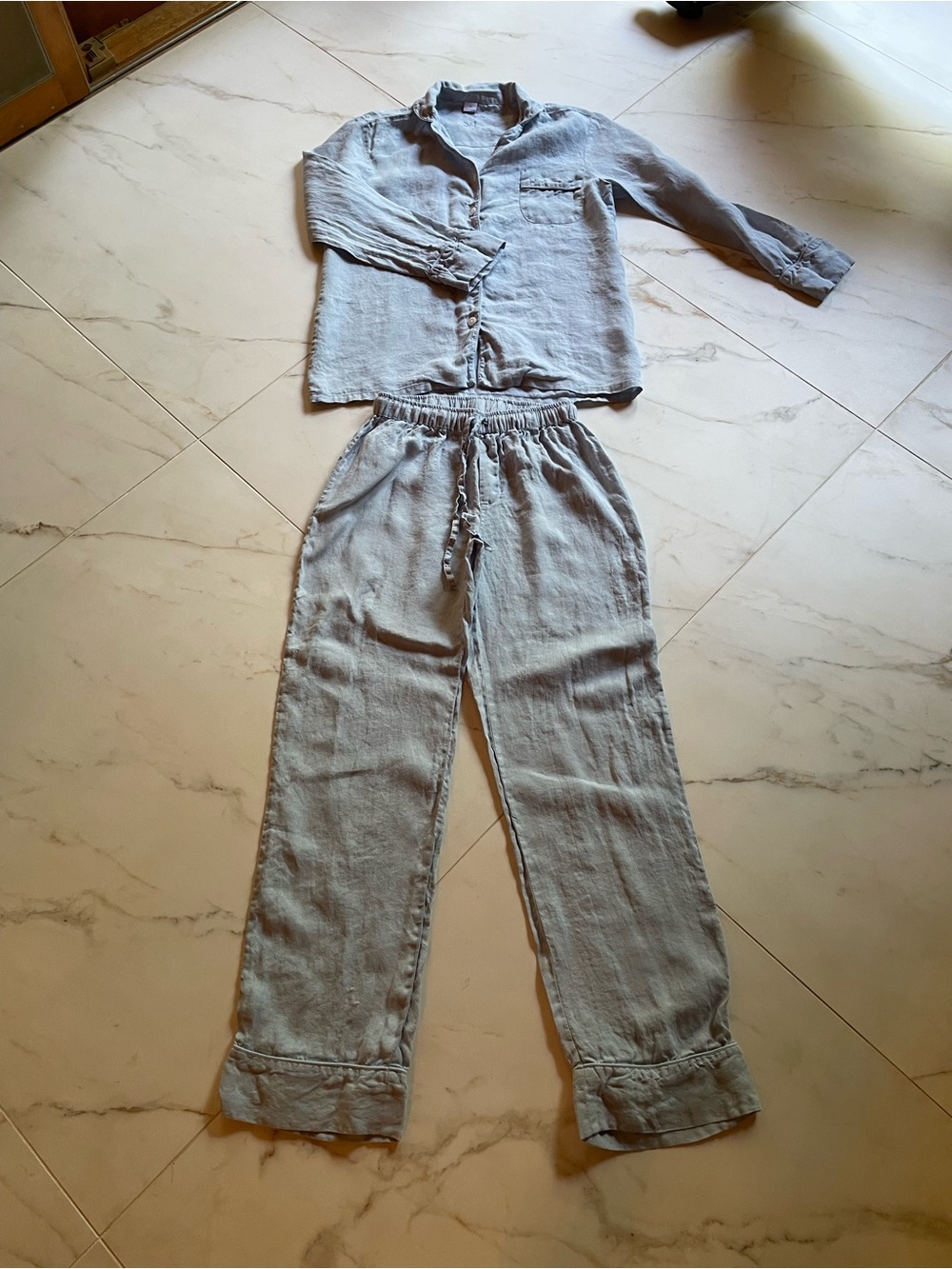 Serena and Lilly linen pajamas